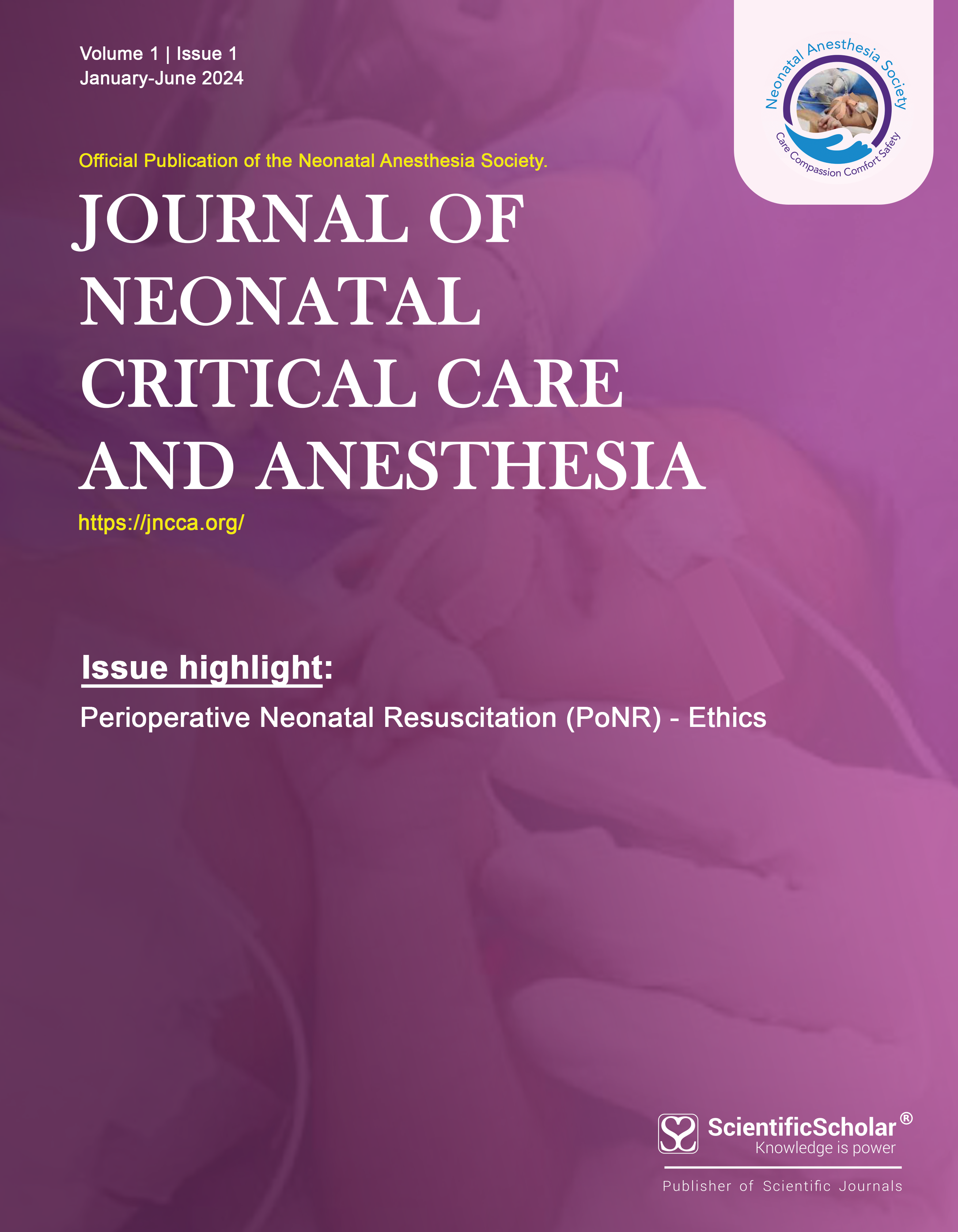 Journal of Neonatal Critical Care and Anesthesia - Home